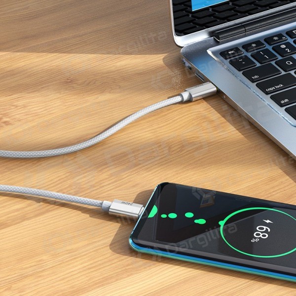 USB-C laidas Hoco U134 USB-C į USB-C 1.8 m 240 W juodas