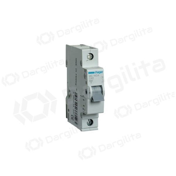 Automatinis jungiklis Hager MC140 (40A, 1P, 230V, 6kA)