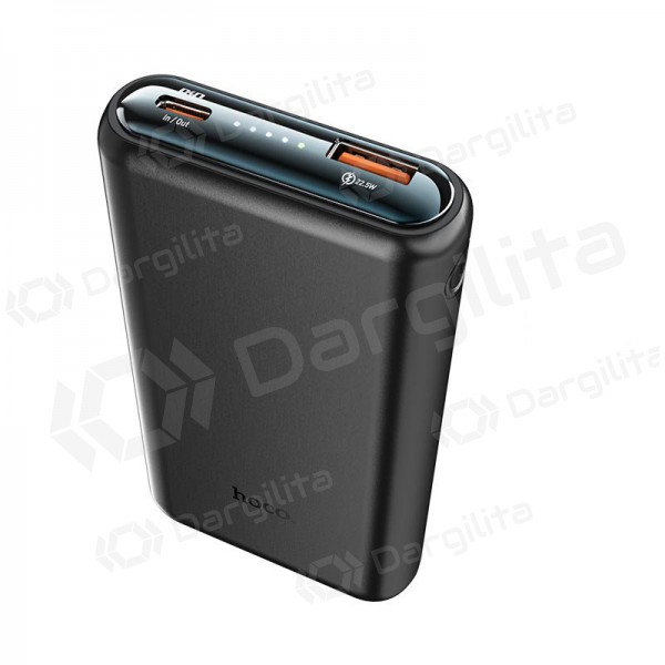 Išorinė baterija Power Bank Hoco Q1 Type-C PD 20W+Quick Charge 3.0 (3A) 10000mAh juodas Išorinė baterija Power Bank Hoco Q1 Type-C PD 20W+Quick Charge 3.0 (3A) 10000mAh juodas