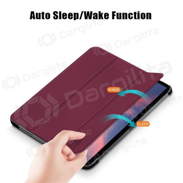Samsung Galaxy Tab S9 Plus dėklas "Smart Leather" (bordo)