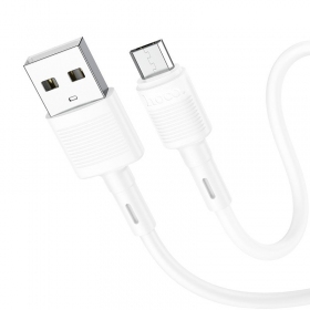 Micro USB laidas Hoco X83 USB-A į Micro USB 1 m baltas