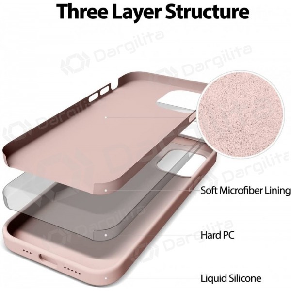 Samsung Galaxy A37 dėklas Mercury "Pure Magsafe Silicon Case" (rožinio smėlio)