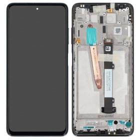 Xiaomi Poco X3 Pro / X3 / X3 NFC ekranas (juodas) (su rėmeliu) (originalus)