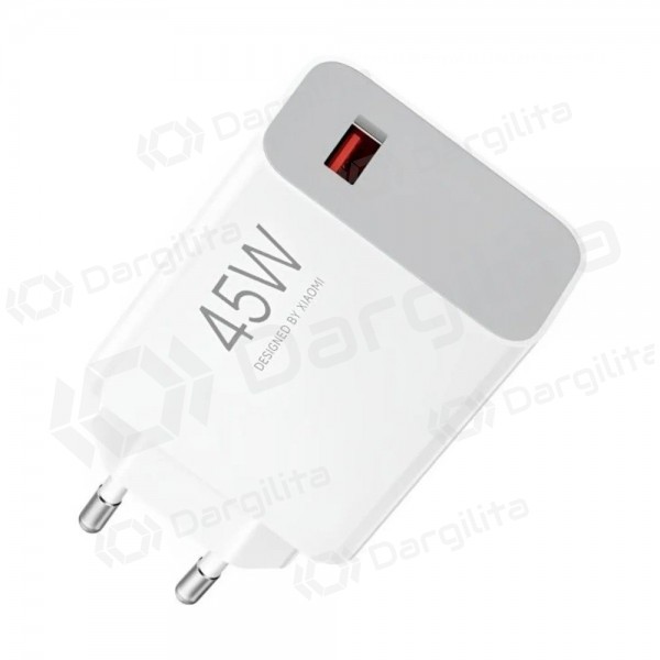 Telefono įkroviklis Xiaomi Turbo Charging Power Adapter BHR07SLEU 45 W USB-A PD baltas