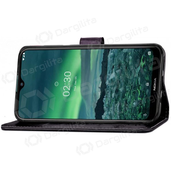 Samsung Galaxy A245 A24 4G / A246 A24 5G dėklas "Flower Book" (juodas)