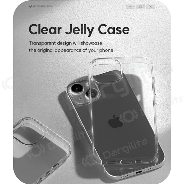 Apple iPhone 7 Plus / 8 Plus dėklas "Mercury Jelly Clear" (skaidrus)