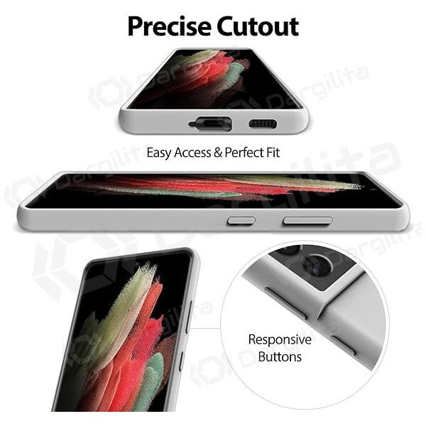 Samsung Galaxy S25 FE dėklas Mercury "Silicone Case" (akmens spalvos)