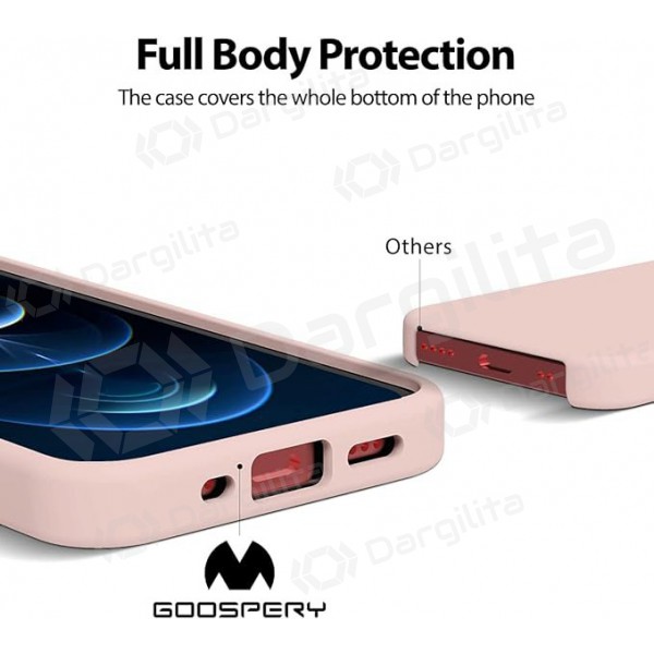Apple iPhone 12 Pro Max dėklas Mercury "Silicone Case" (rožinio smėlio) Apple iPhone 12 Pro Max dėklas Mercury "Silicone Case" (rožinio smėlio)