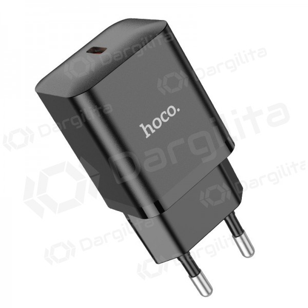 Telefono įkroviklis Hoco N27 20 W USB-C PD QC juodas