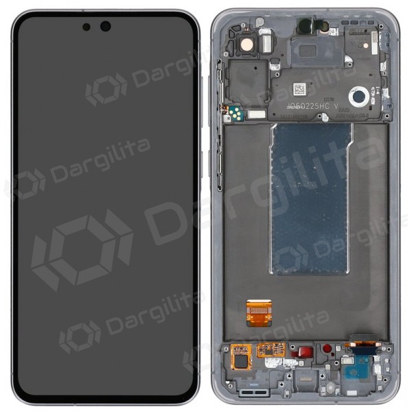 Samsung Galaxy A56 ekranas (grafitas) (su rėmeliu) (originalus)