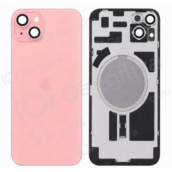 Apple iPhone 15 Plus galinis dangtelis (rožinis) (Premium)