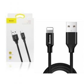 USB kabelis Baseus Yiven USB Lightning 1.8m (juodas) CALYW-A01