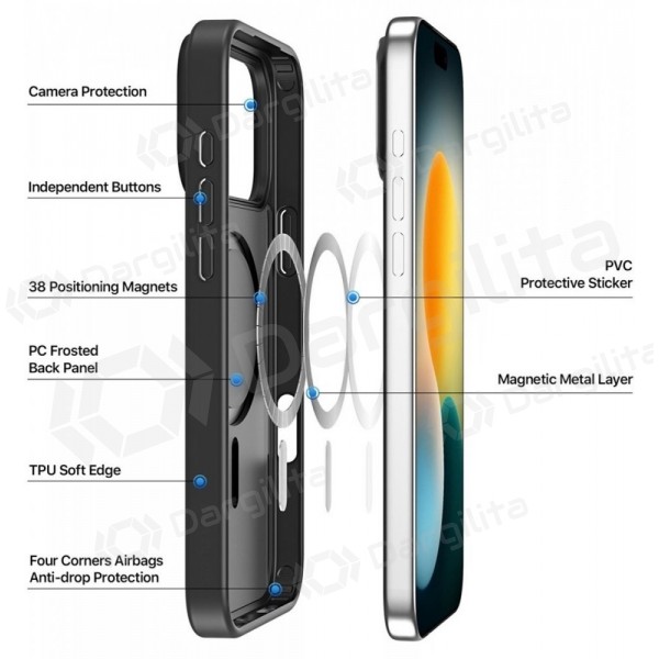 Samsung Galaxy S25 dėklas "Dux Ducis Yind" (juodas)
