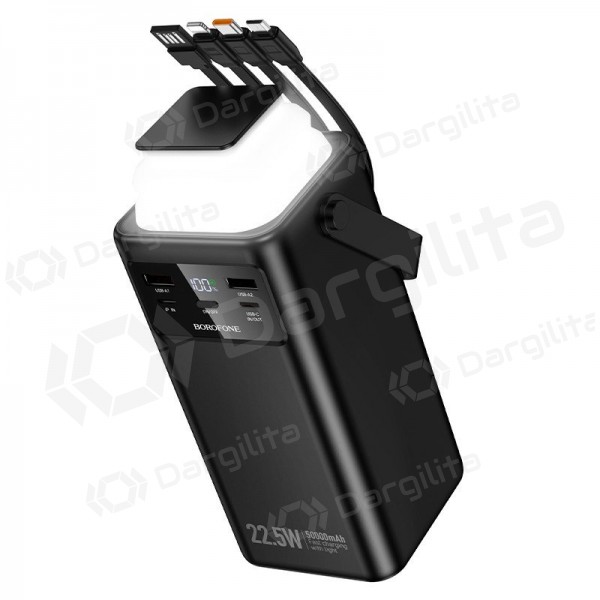 Išorinė baterija (Power Bank) Borofone BJ65A 50000 mAh 22.5 W, juoda