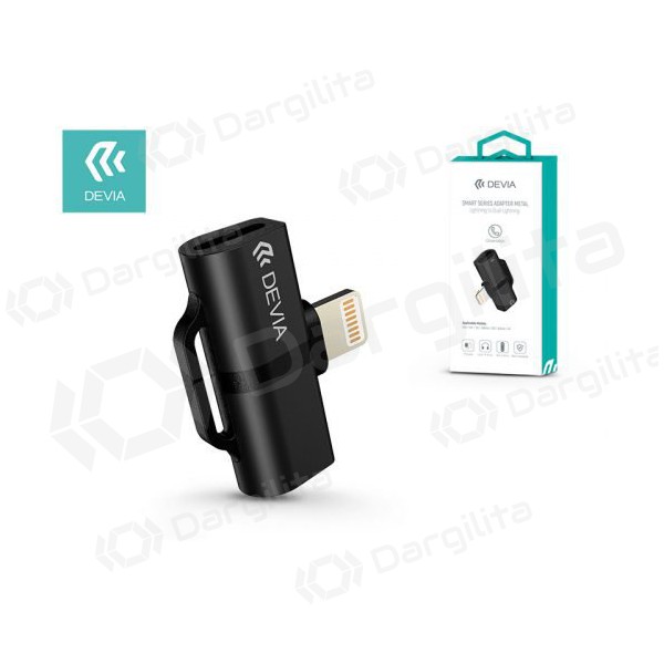 Adapteris Devia Smart iš Lightning į 2X Lightning (juodas)