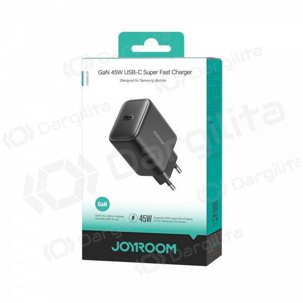 Telefono įkroviklis Joyroom JR-TCG13 45 W USB-C GaN juodas