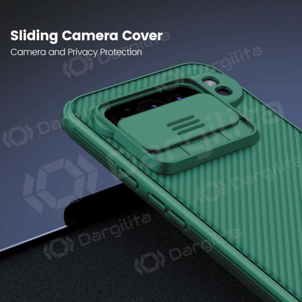 Google Pixel 7A dėklas „Nillkin CamShield Pro“ (žalias)