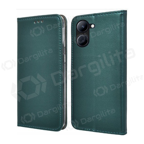 Samsung Galaxy A14 5G dėklas "Smart Magnetic" (tamsiai žalias) Samsung Galaxy A14 5G dėklas "Smart Magnetic" (tamsiai žalias)
