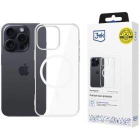 Apple iPhone 17 Pro Max dėklas "3MK Clear MagCase"