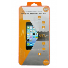 Apple iPhone 15 / 15 Pro ekrano apsauginis grūdintas stiklas "Orange"