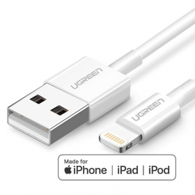 Lightning laidas Ugreen US155 USB-A į Lightning 2 m juodas
