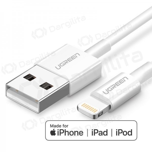 Lightning laidas Ugreen US155 USB-A į Lightning 2 m juodas
