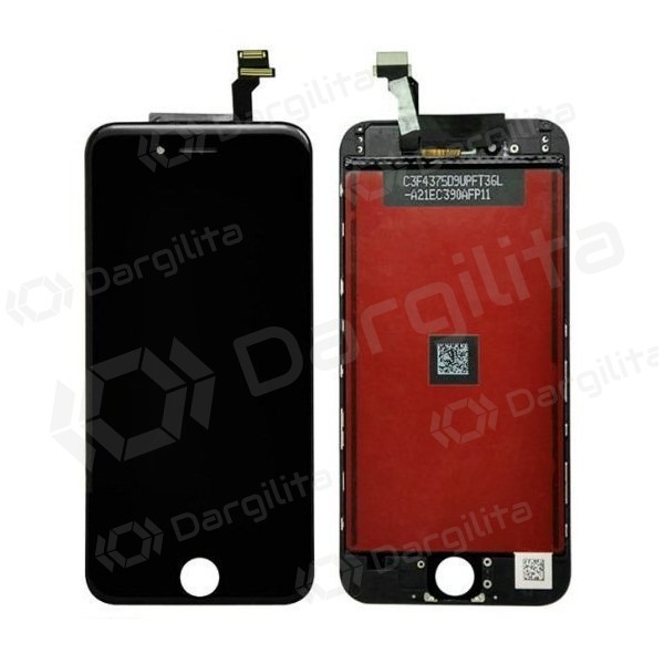 Apple iPhone 6 LCD ekranas su liečiamu stikliuku (juodas) (aukšta kokybė)