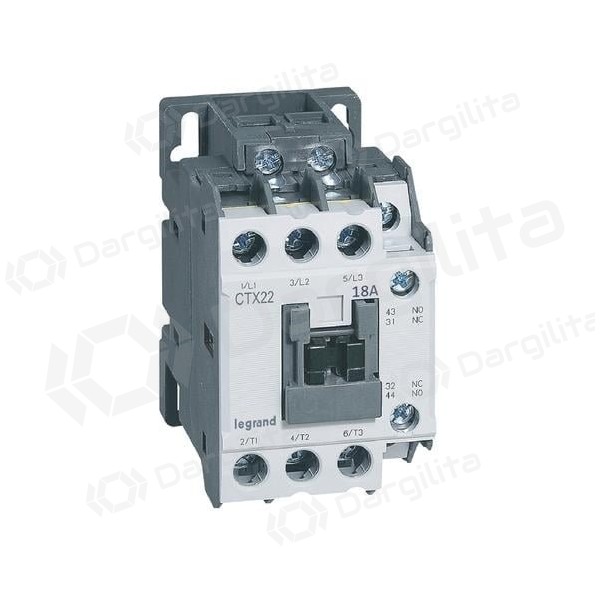 Kontaktorius Legrand 416116 (3P, 22A, 1NO/1NC, CTX, 230V)
