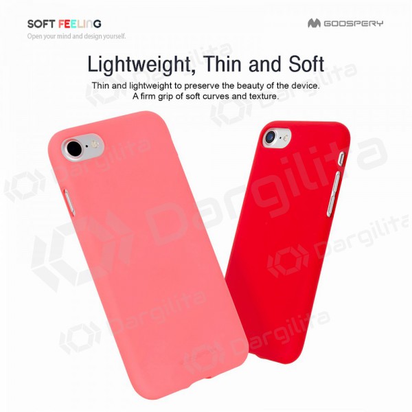 Samsung S908 Galaxy S22 Ultra 5G dėklas Mercury Goospery "Soft Feeling Jelly Case" (tamsiai mėlynas)