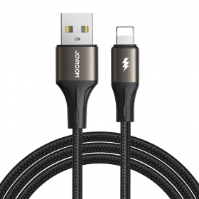Lightning laidas Joyroom SA25-AL3 USB-A į Lightning 1.2 m juodas