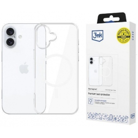 Apple iPhone 16 Plus dėklas "3MK Clear MagCase" (skaidrus)