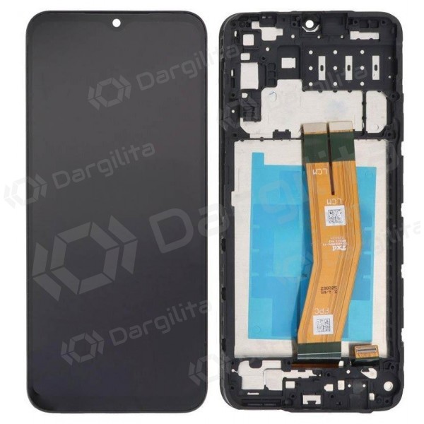 Samsung Galaxy A14 ekranas (su rėmeliu) (Yellow flex) (Premium)