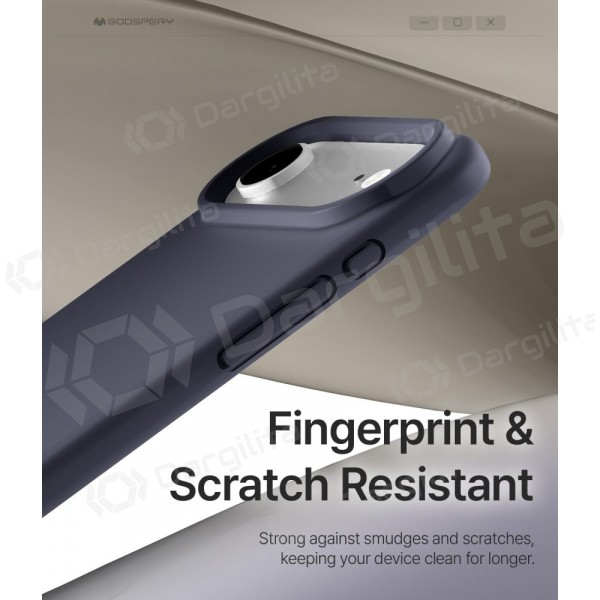 Apple iPhone Air dėklas Mercury "Pure Magsafe Silicon Case" (tamsiai mėlynas)
