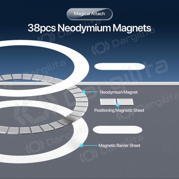 Apple iPhone 17 dėklas "Dux Ducis Clin Magsafe" (skaidrus)
