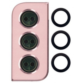 Samsung G991 Galaxy S21 5G kameros stikliukas (rožinis)