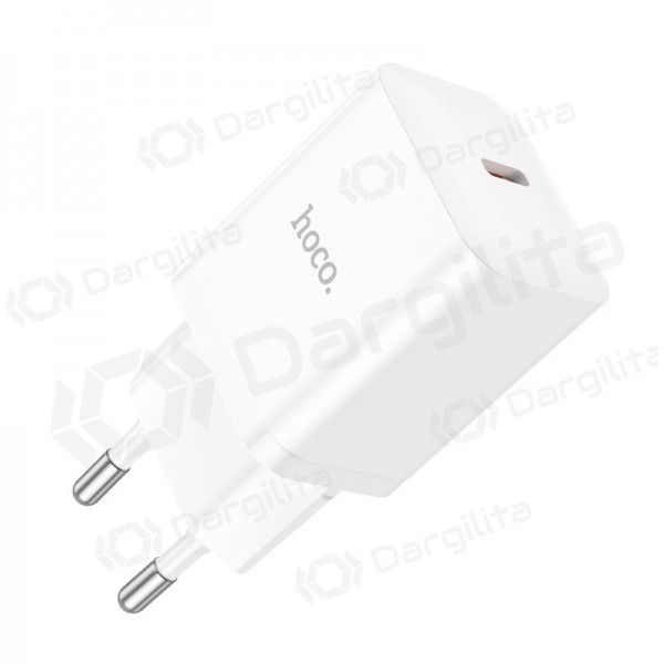 Telefono įkroviklis Hoco N27 20 W USB-C baltas
