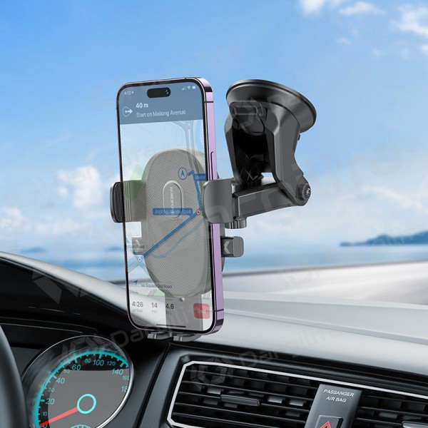 Automobilinis telefono laikiklis Borofone BH93 (dashboard) juodas Automobilinis telefono laikiklis Borofone BH93 (dashboard) juodas