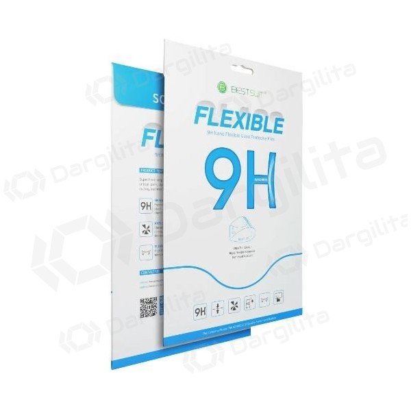 Apple iPad Pro 12.9 (2018, 2020, 2021) apsauginis stiklas "Bestsuit Flexible Hybrid Glass 9H"