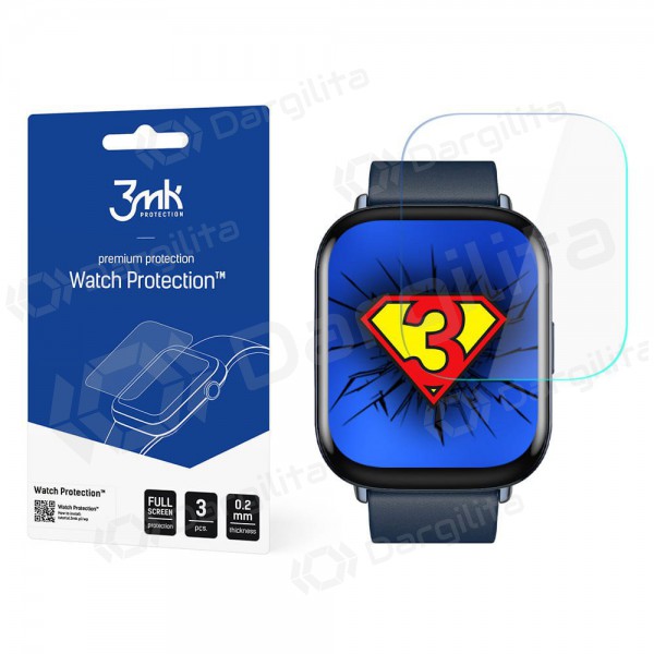 Samsung Watch 4 44mm ekrano apsauga "3MK Flexible Glass" (3vnt)