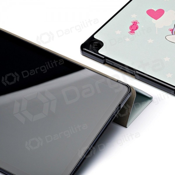 Samsung Galaxy Tab A9+, Tab A11+ dėklas "Smart Leather" (unicorn)