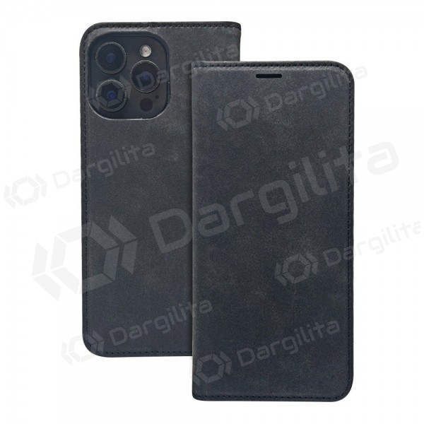 Samsung Galaxy A16 dėklas "Smart Suede" (juodas)