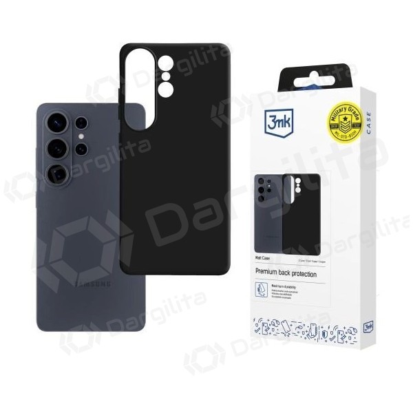 Samsung Galaxy S26 Ultra dėklas "3MK Matt Case" (juodas)