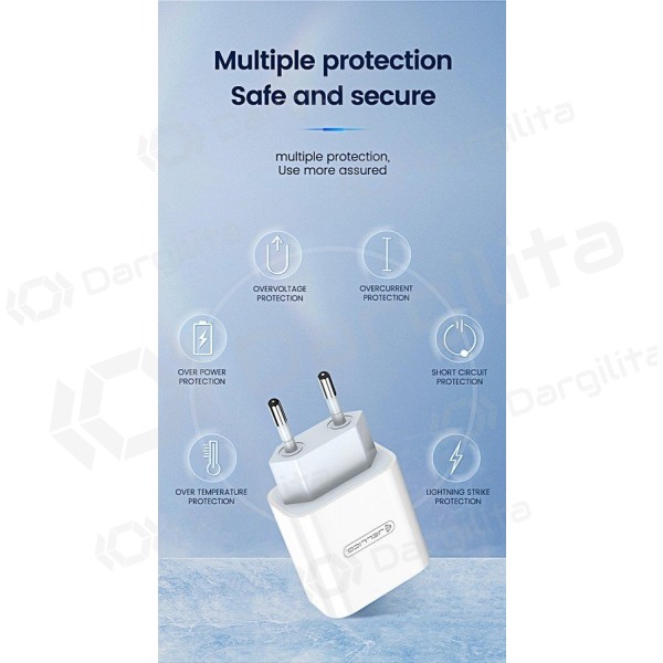 Telefono įkroviklis Jellico AK180 20 W USB-C baltas