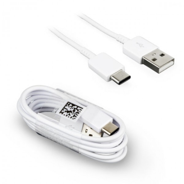 Samsung N930 type-C USB (EP-DN930CWE) kabelis (baltas) (1,5M) (originalus)
