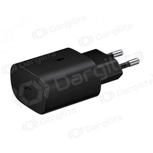 Telefono įkroviklis Samsung EP-TA800NB 25 W USB-C juodas
