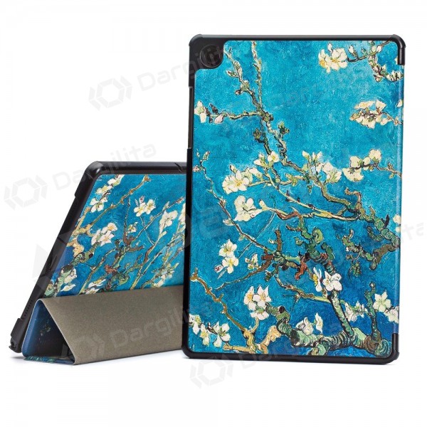 Samsung Galaxy Tab A9+, Tab A11+ dėklas "Smart Leather" (sakura)
