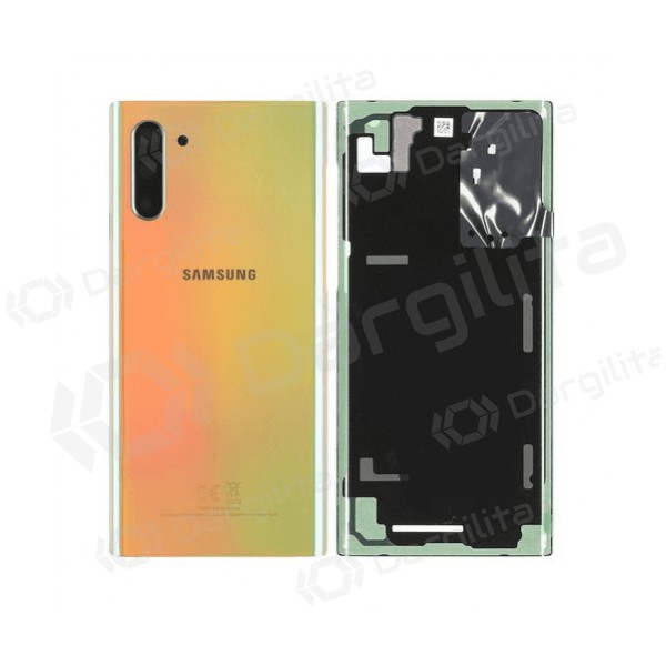 Samsung N970F Galaxy Note 10 galinis baterijos dangtelis (Aura Glow) (naudotas grade A, originalus) Samsung N970F Galaxy Note 10 galinis baterijos dangtelis (Aura Glow) (naudotas grade A, originalus)