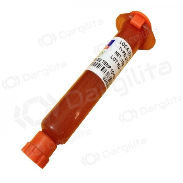 Ekrano klijai stikliuku klijavimui UV LOCA TP - 2500 (Liquid Optical Clear Adhesive) 10g