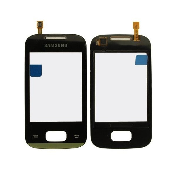 Samsung S5301 Galaxy Pocket lietimui jautrus stikliukas (juodas)