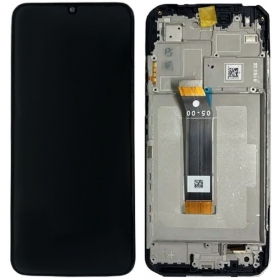 Xiaomi Poco M4 5G / Poco M5 4G ekranas (juodas) (su rėmeliu) (originalus)